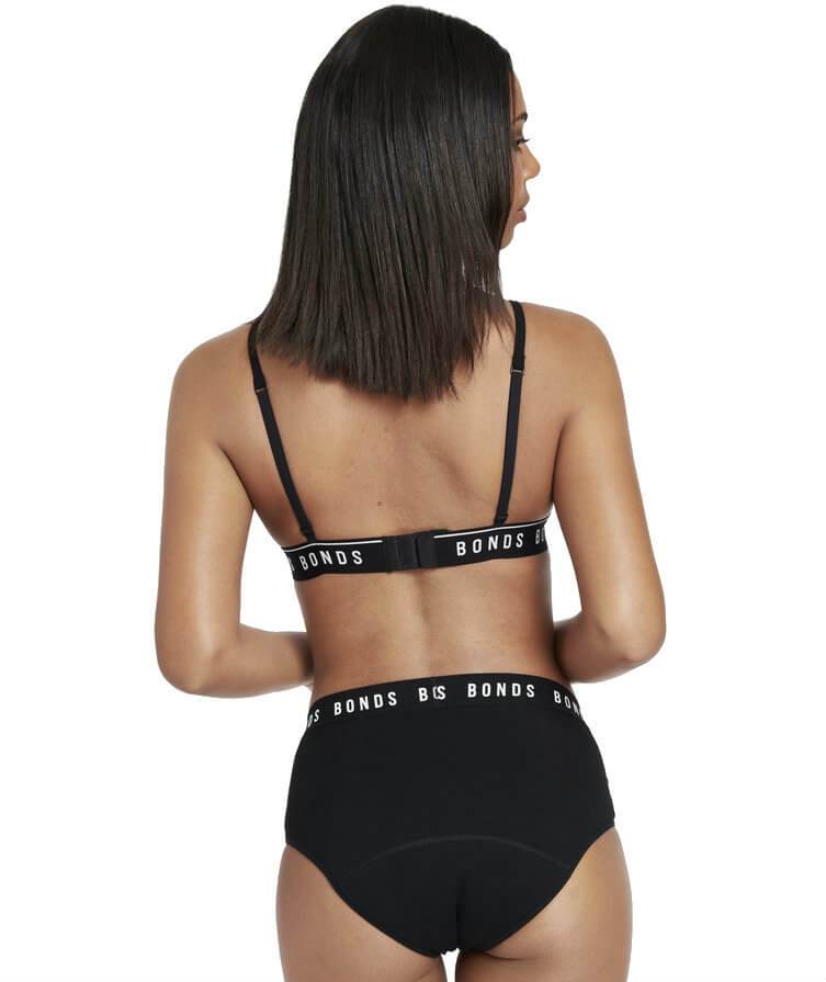 Bonds Bloody Comfy Moderate Period Full Brief - Black - Image 5