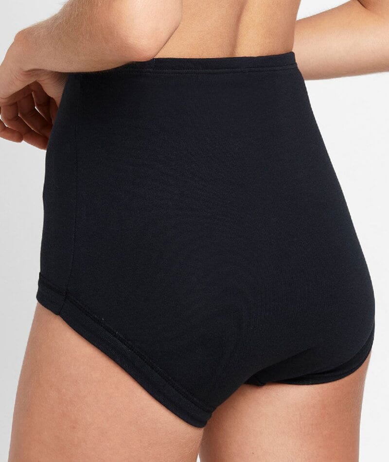 Bonds Cottontails Full Brief With Lycra - Black - Image 2