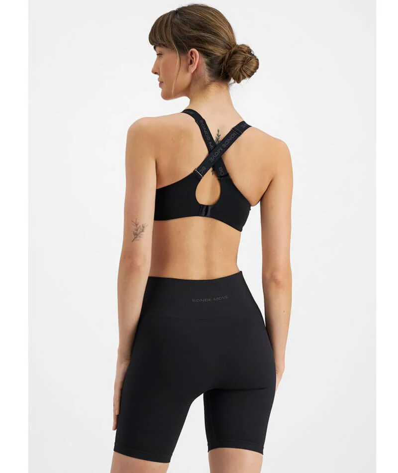 Bonds Move Contour Bra - Black - Image 6