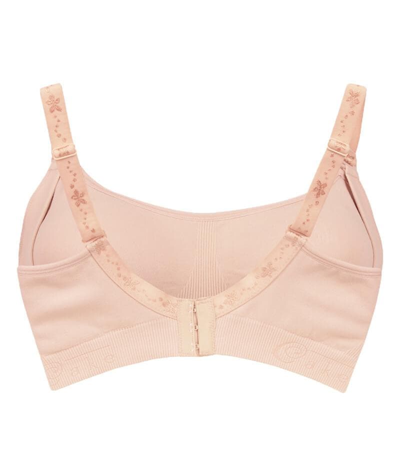 Cake Maternity Cotton Candy Seamless Sleep & Yoga Wire-Free Nursing Bra -  Nude - Image 7
