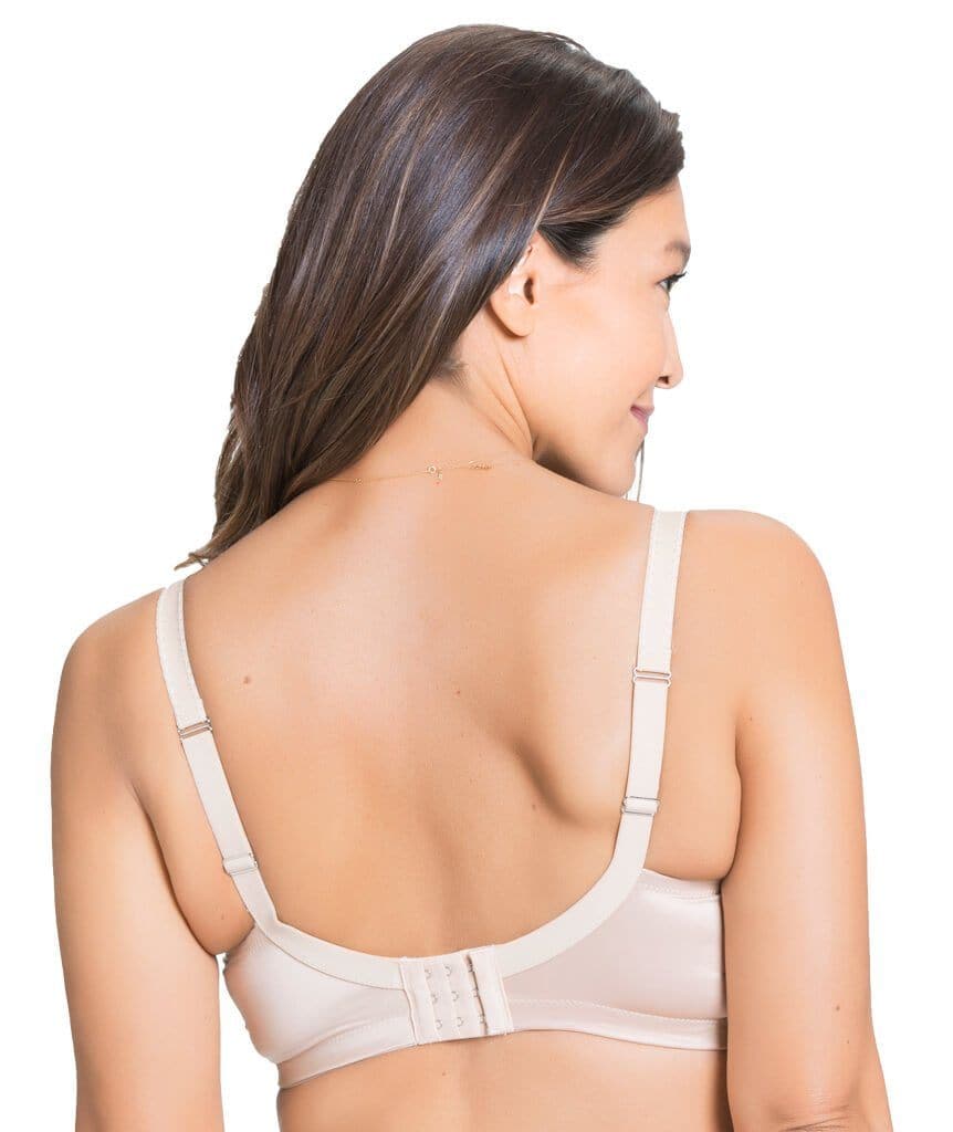 Cake Maternity Mousse Padded Plunge Wire-free Nursing Bra -  Beige - Image 2
