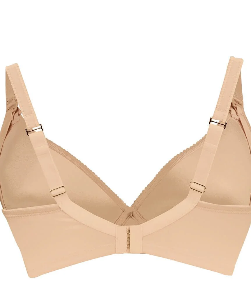 Cake Maternity Mousse Padded Plunge Wire-free Nursing Bra -  Beige - Image 5
