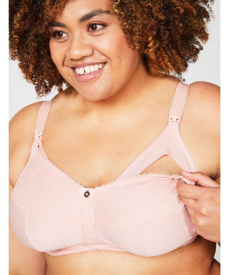 Cake Maternity Tea Wire-Free Soft Cup Nursing Bra -  Blush - Image 4