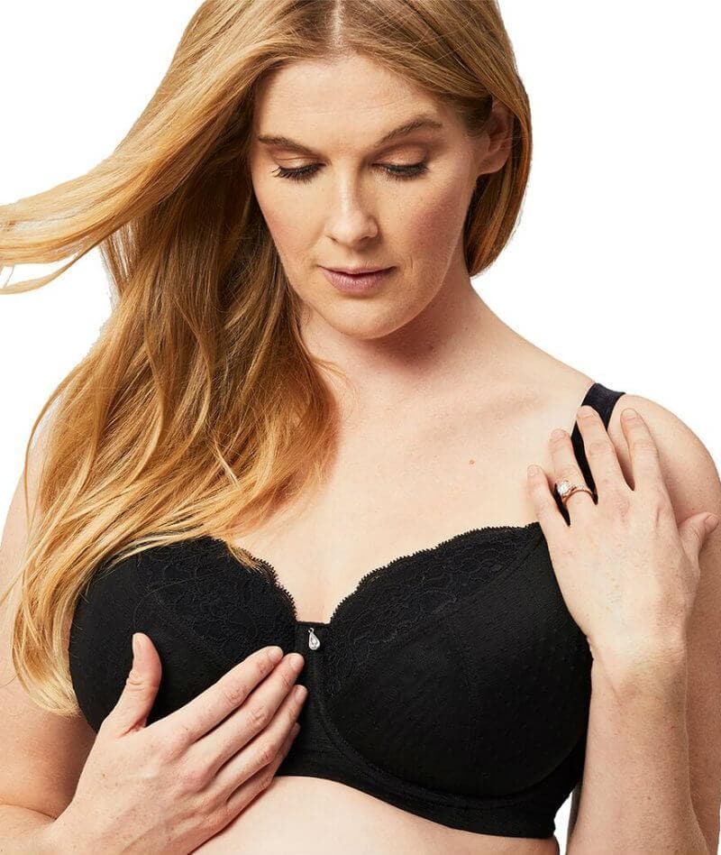 Cake Maternity TimTams Flexi Wire Lace Nursing Bra -  Black - Image 4