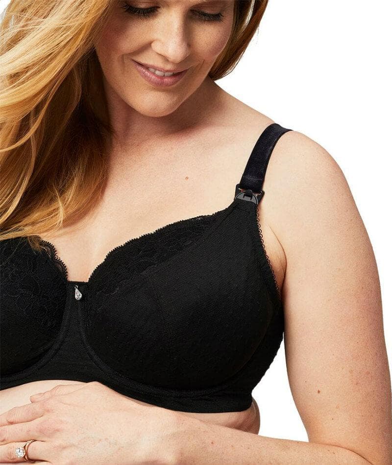 Cake Maternity TimTams Flexi Wire Lace Nursing Bra -  Black - Image 5