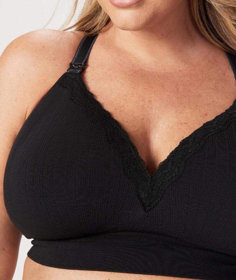Cake Maternity Tutti Frutti E-Ff Cup Wire-Free Nursing Bra - Black - Image 5