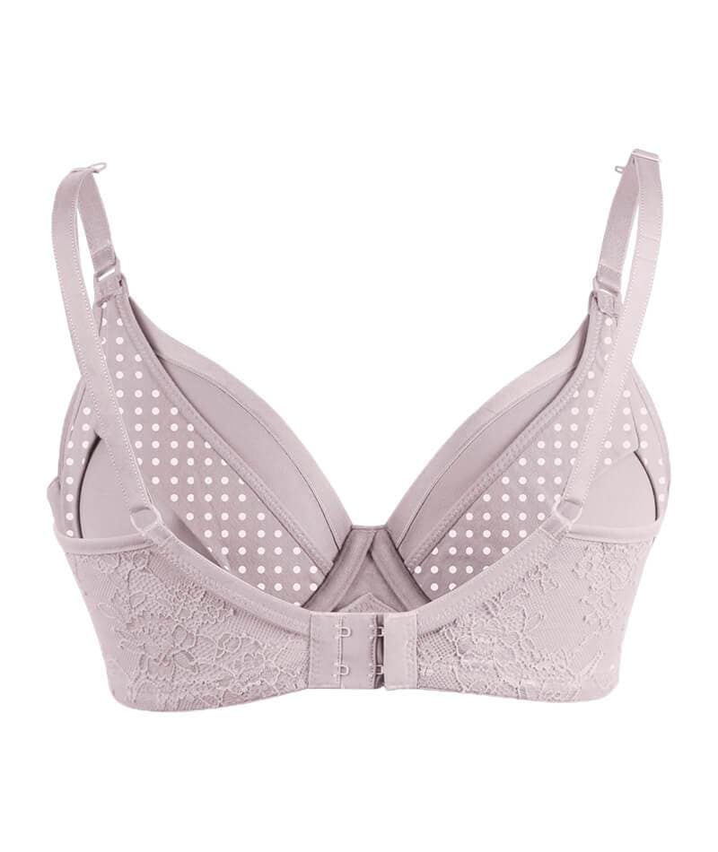 Cake Maternity Waffles 3D Spacer Contour Flexi Wire Nursing Bra - Oyster Pink - Image 6