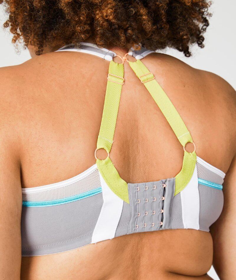 Cake Maternity Zest Flexi Wire High Impact Maternity & Nursing Sports Bra - Grey - Image 2