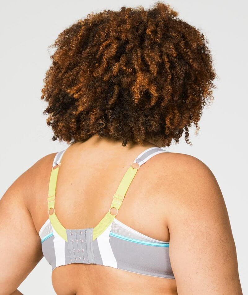 Cake Maternity Zest Flexi Wire High Impact Maternity & Nursing Sports Bra - Grey - Image 4