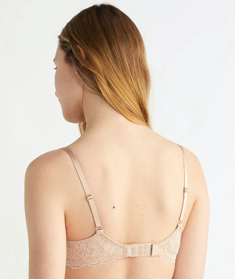 Calvin Klein Seductive Comfort Lotus Floral Full Coverage Bra - Cedar - Image 2