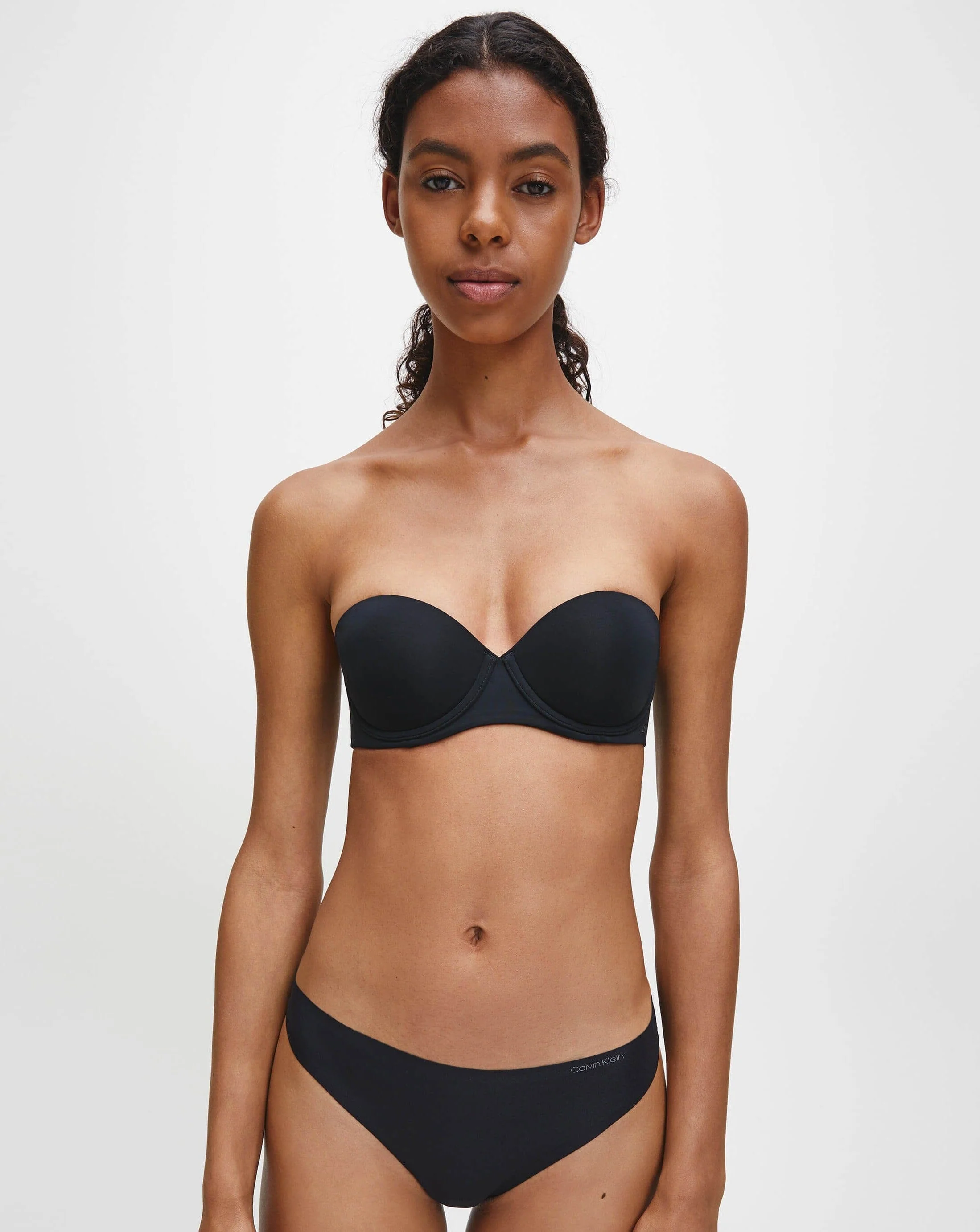 Calvin Klein Strapless Capsule Push Up Strapless Bra - Black - Image 4