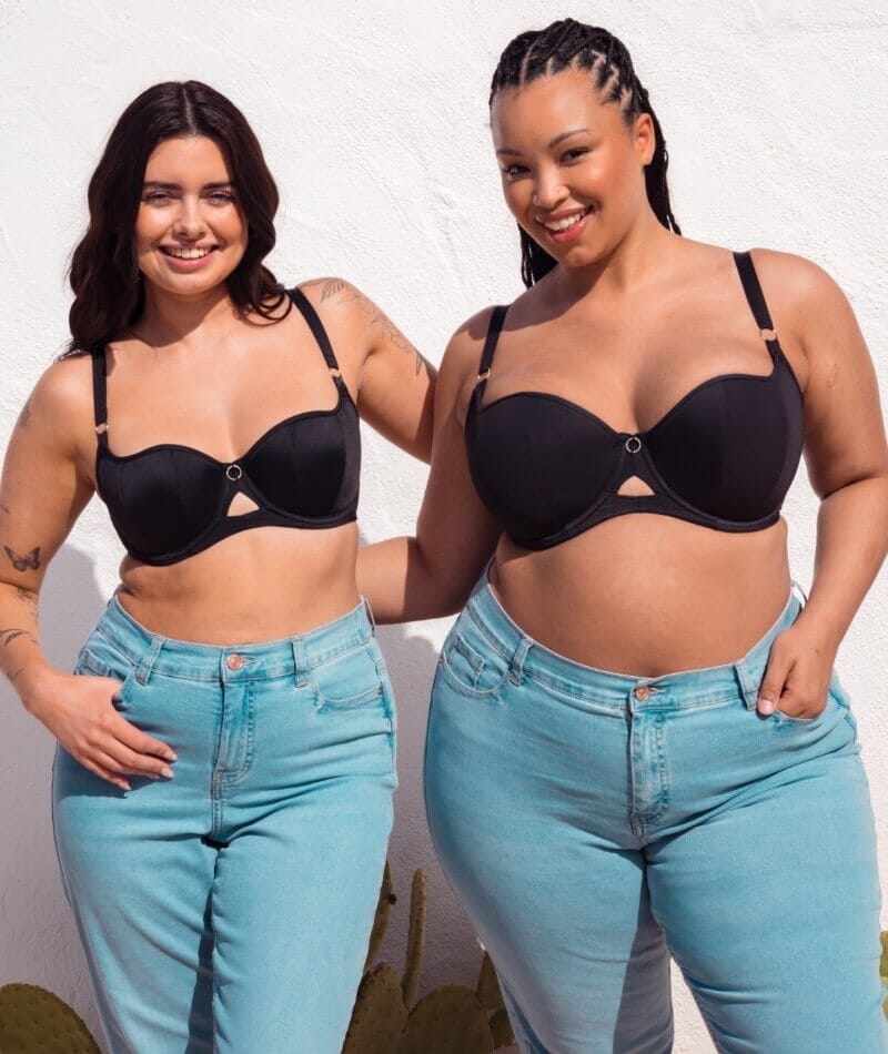 Curvy Kate Boost Me Up Padded Balcony Bra - Black - Image 10