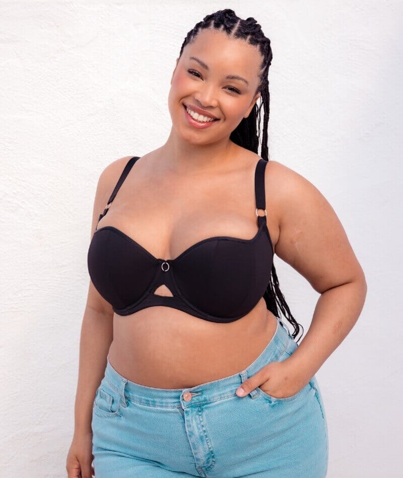 Curvy Kate Boost Me Up Padded Balcony Bra - Black - Image 3