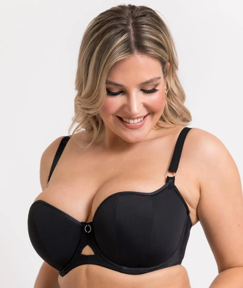 Curvy Kate Boost Me Up Padded Balcony Bra - Black - Image 4