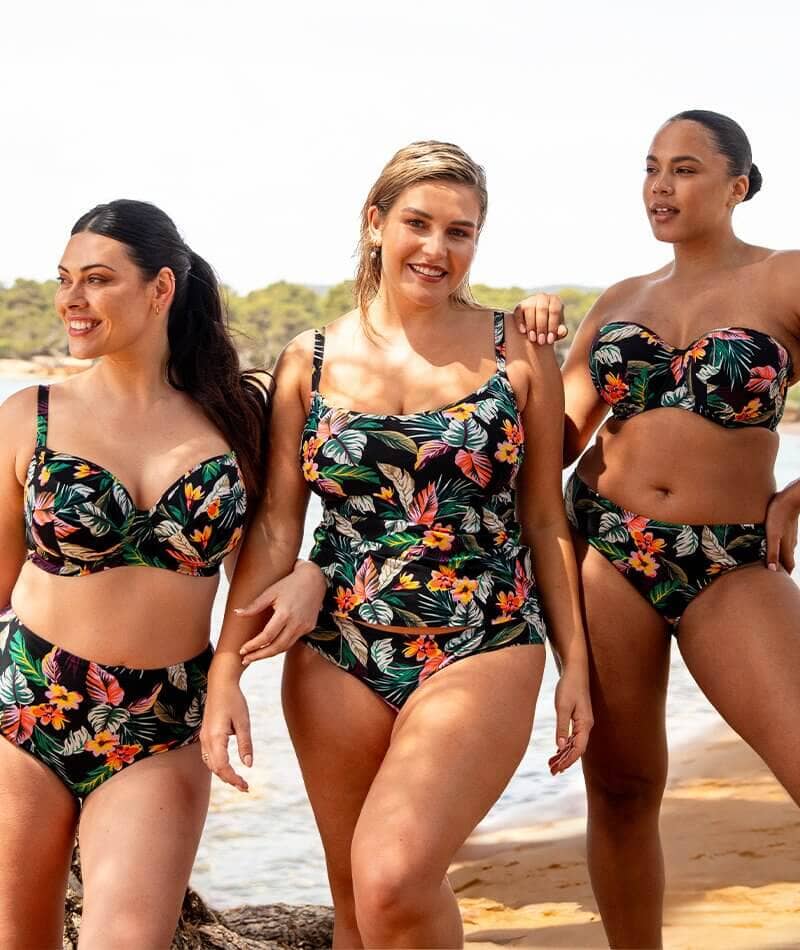 Curvy Kate Cuba Libre Bandeau Bikini Top - Print Mix - Image 8
