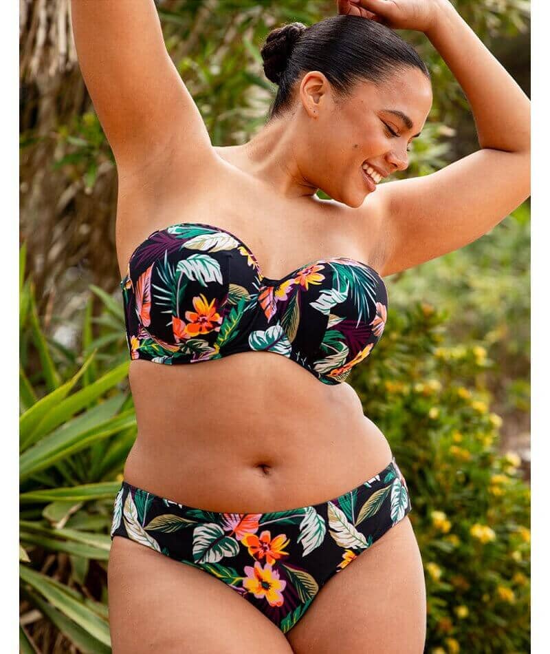 Curvy Kate Cuba Libre Bandeau Bikini Top - Print Mix - Image 9
