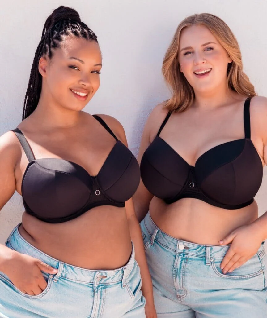 Curvy Kate Daze Padded T-Shirt Balcony Bra - Black - Image 6