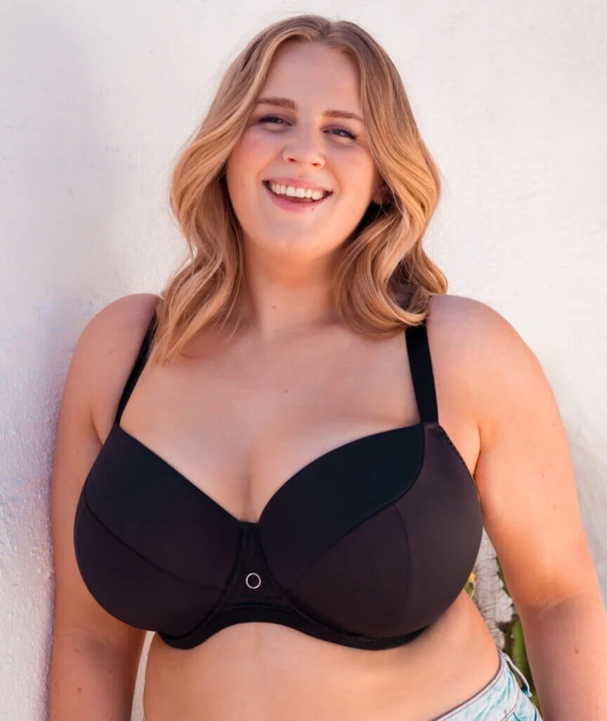 Curvy Kate Daze Padded T-Shirt Balcony Bra - Black - Image 7