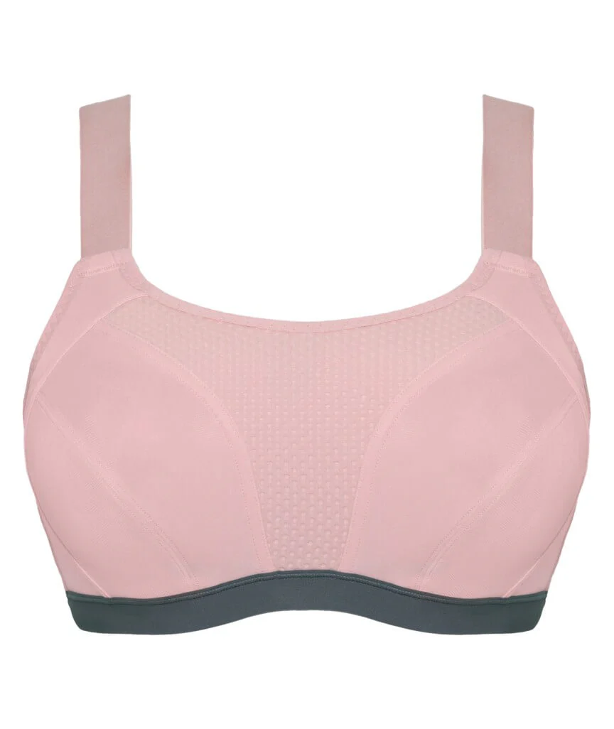 Curvy Kate Everymove Flexi-Wired Sports Bra - Blush/Charcoal - Image 12