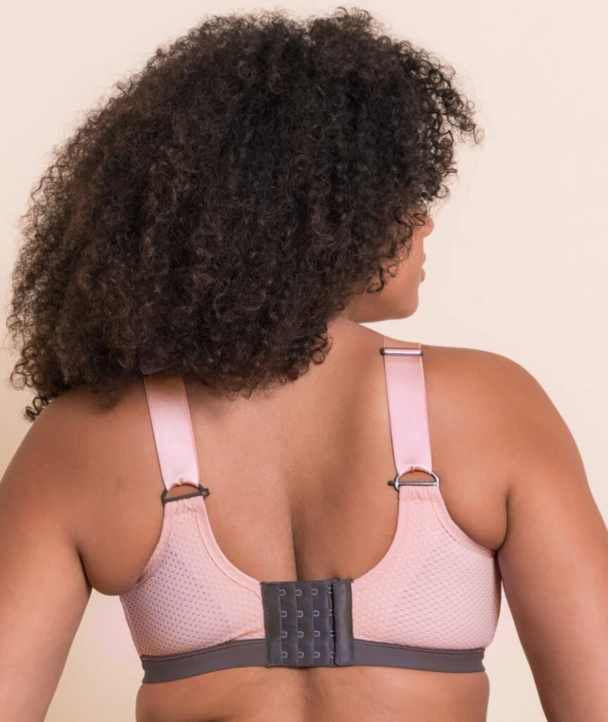 Curvy Kate Everymove Flexi-Wired Sports Bra - Blush/Charcoal - Image 9