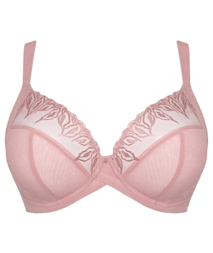 Curvy Kate Flare Full Plunge Side Support Multiway Bra - Rose Sparkle - Image 9