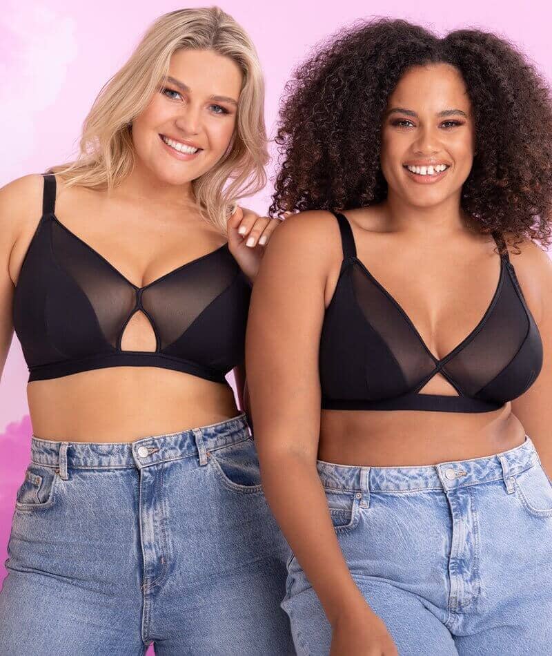 Curvy Kate Get Up And Chill Wire-Free Bralette - Black - Image 5