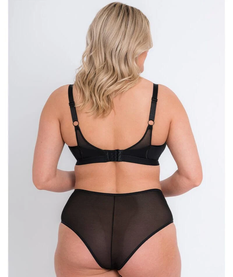 Curvy Kate Get Up And Chill Wire-Free Bralette - Black - Image 7
