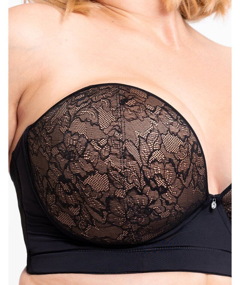 Curvy Kate Hey Girls Superplunge Strapless Bra - Black/Latte - Image 8