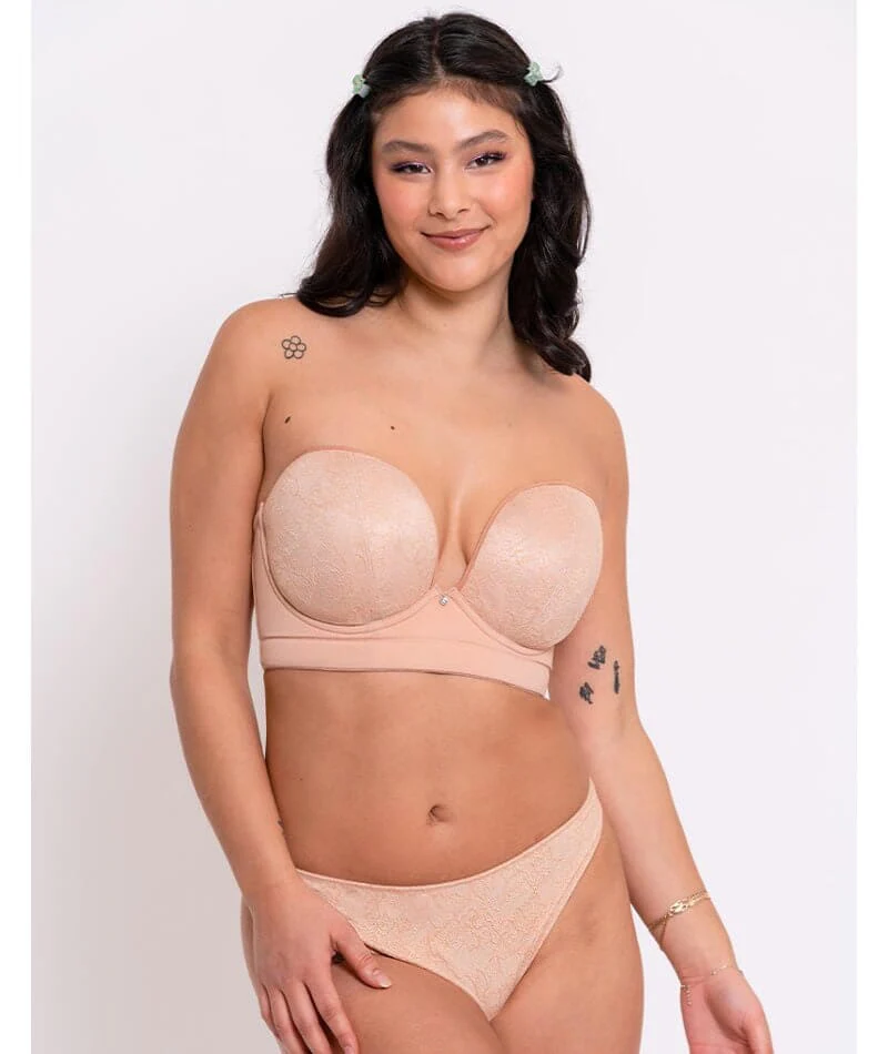Curvy Kate Hey Girls Thong - Latte - Image 6