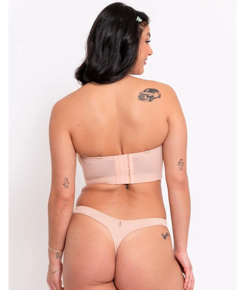 Curvy Kate Hey Girls Thong - Latte - Image 7