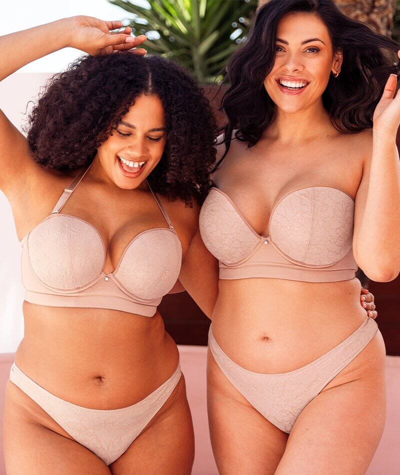 Curvy Kate Hey Girls Thong - Latte - Image 9
