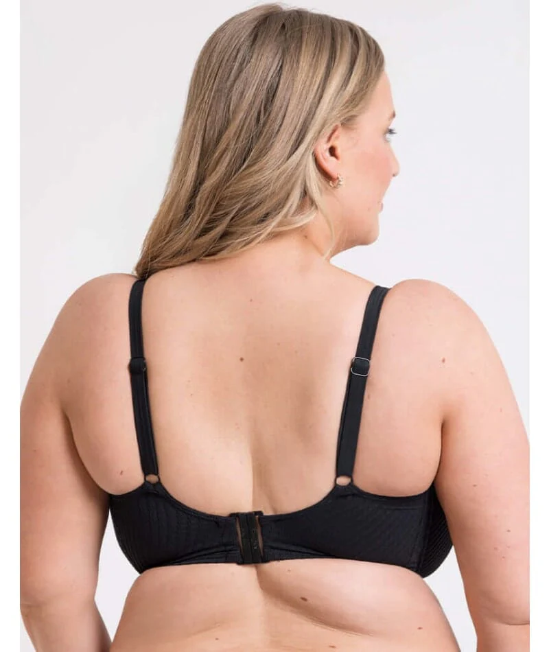 Curvy Kate Jet Set Balcony Bikini Top - Black - Image 4