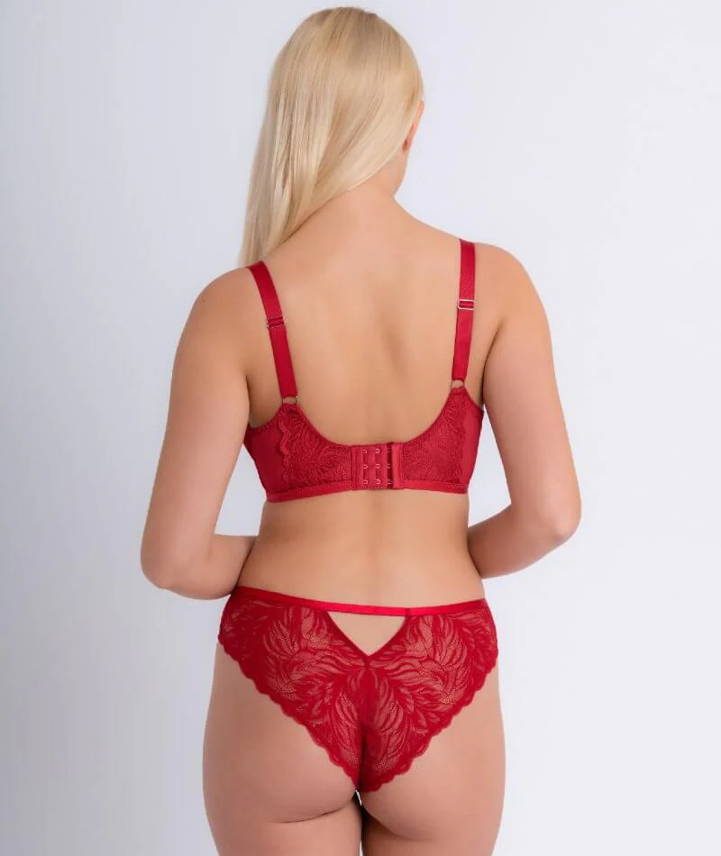 Curvy Kate Lace Daze Balcony Bra - Lipstick Red - Image 7