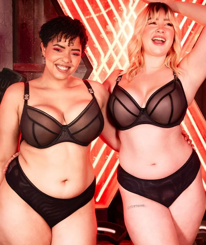 Curvy Kate Lifestyle Plunge Bra - Black - Image 5
