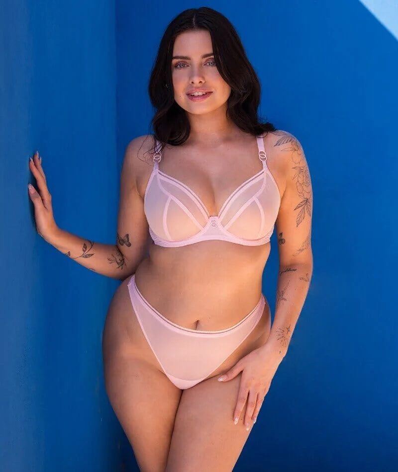 Curvy Kate Lifestyle Thong - Blush Pink - Image 10