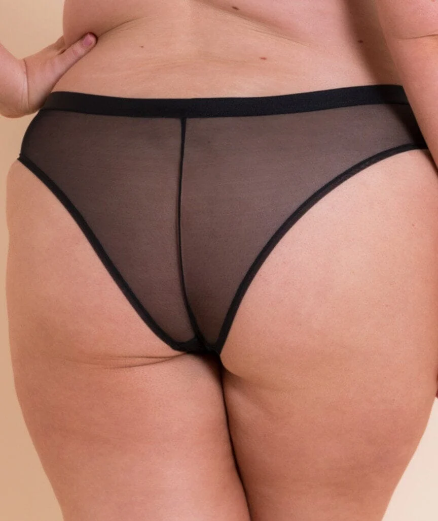 Curvy Kate Lightstyle Brazilian Brief - Black - Image 2