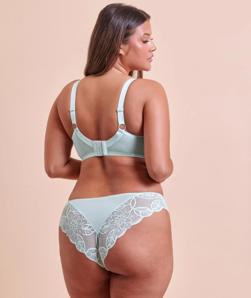 Curvy Kate Lovelace Brazilian Brief - Pale Mint - Image 10
