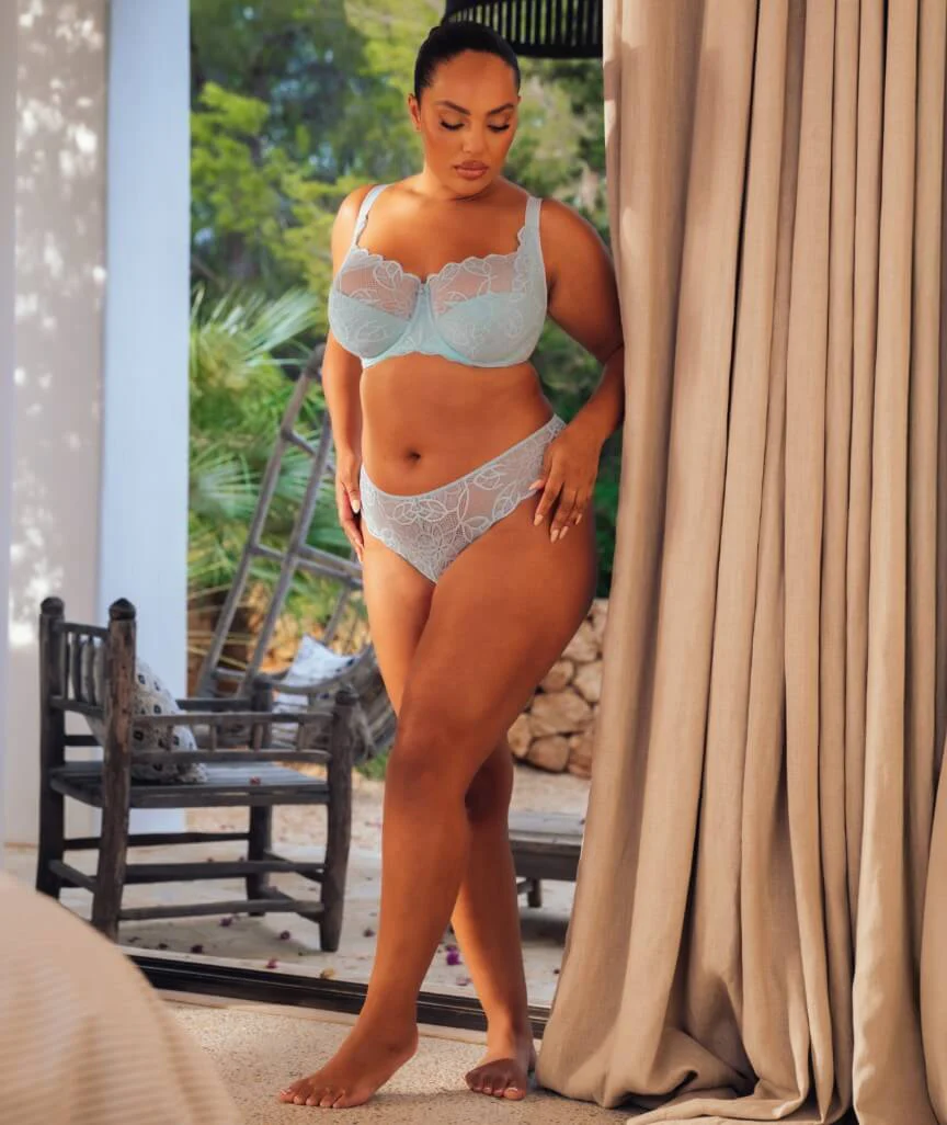 Curvy Kate Lovelace Brazilian Brief - Pale Mint - Image 13