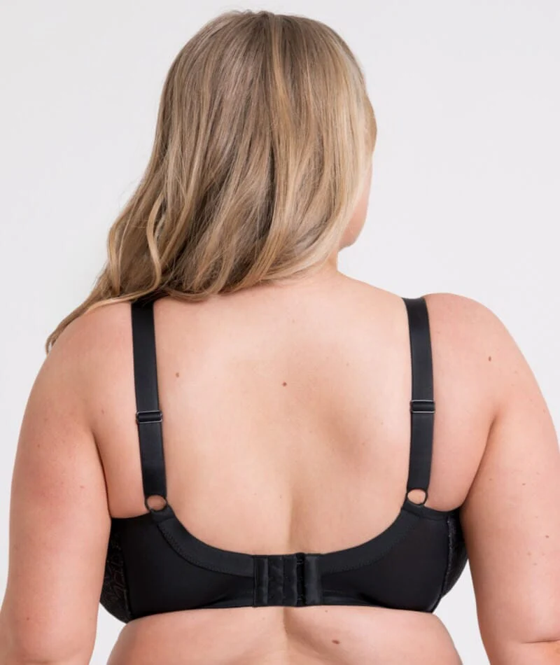 Curvy Kate Lovelace Full Cup Side Support Bra - Black/Taupe - Image 2