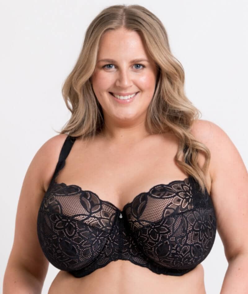 Curvy Kate Lovelace Full Cup Side Support Bra - Black/Taupe - Image 7