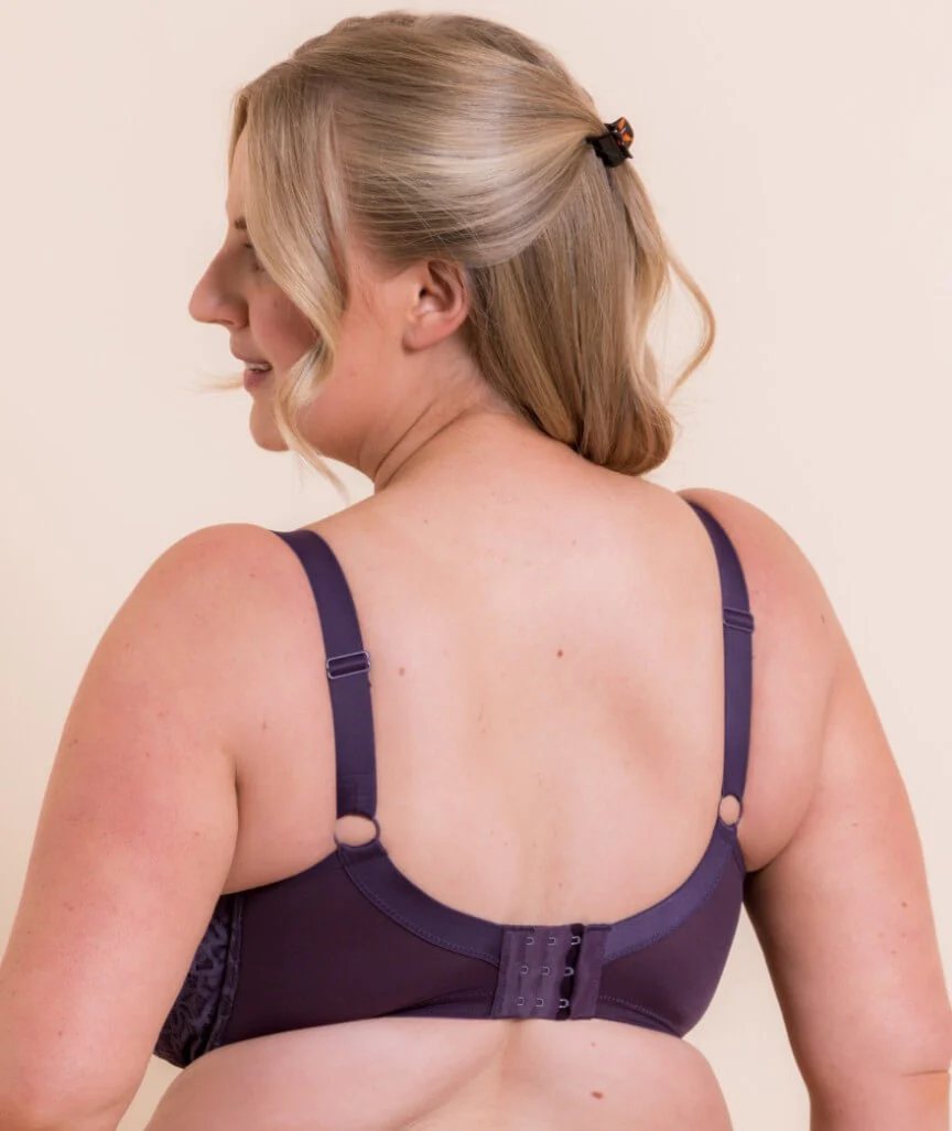 Curvy Kate Lovelace Full Cup Side Support Bra - Deep Purple - Image 2