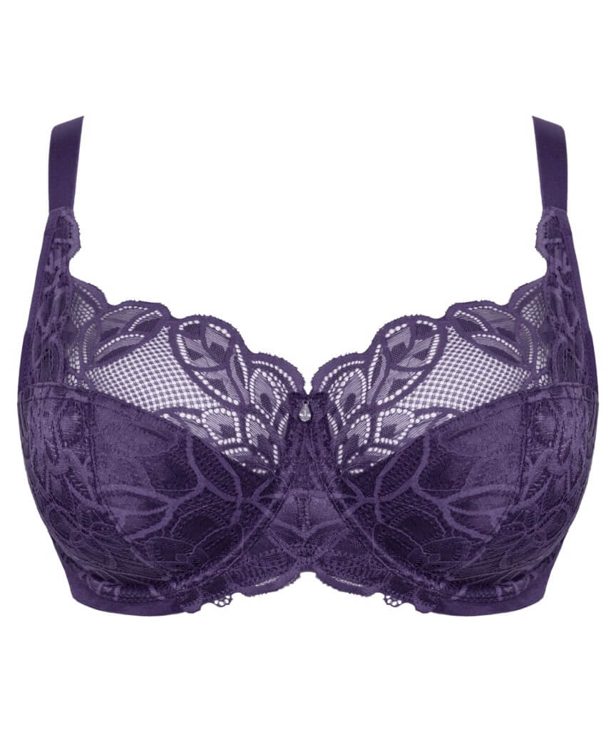 Curvy Kate Lovelace Full Cup Side Support Bra - Deep Purple - Image 7