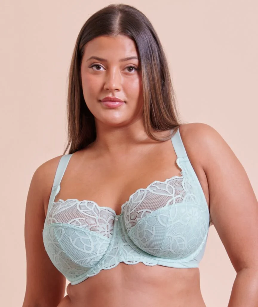 Curvy Kate Lovelace Full Cup Side Support Bra  - Pale Mint - Image 7