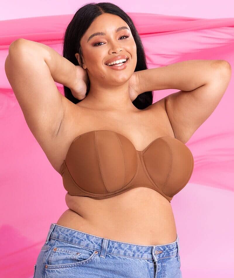 Curvy Kate Luxe Strapless Bra - Caramel - Image 11