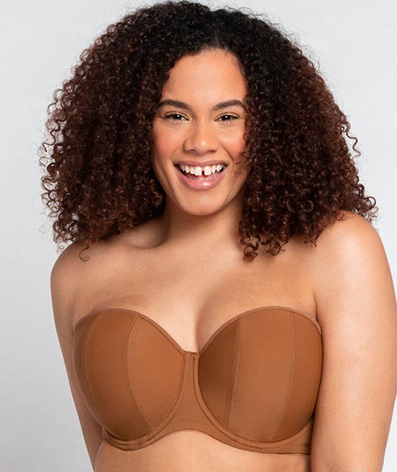 Curvy Kate Luxe Strapless Bra - Caramel - Image 5