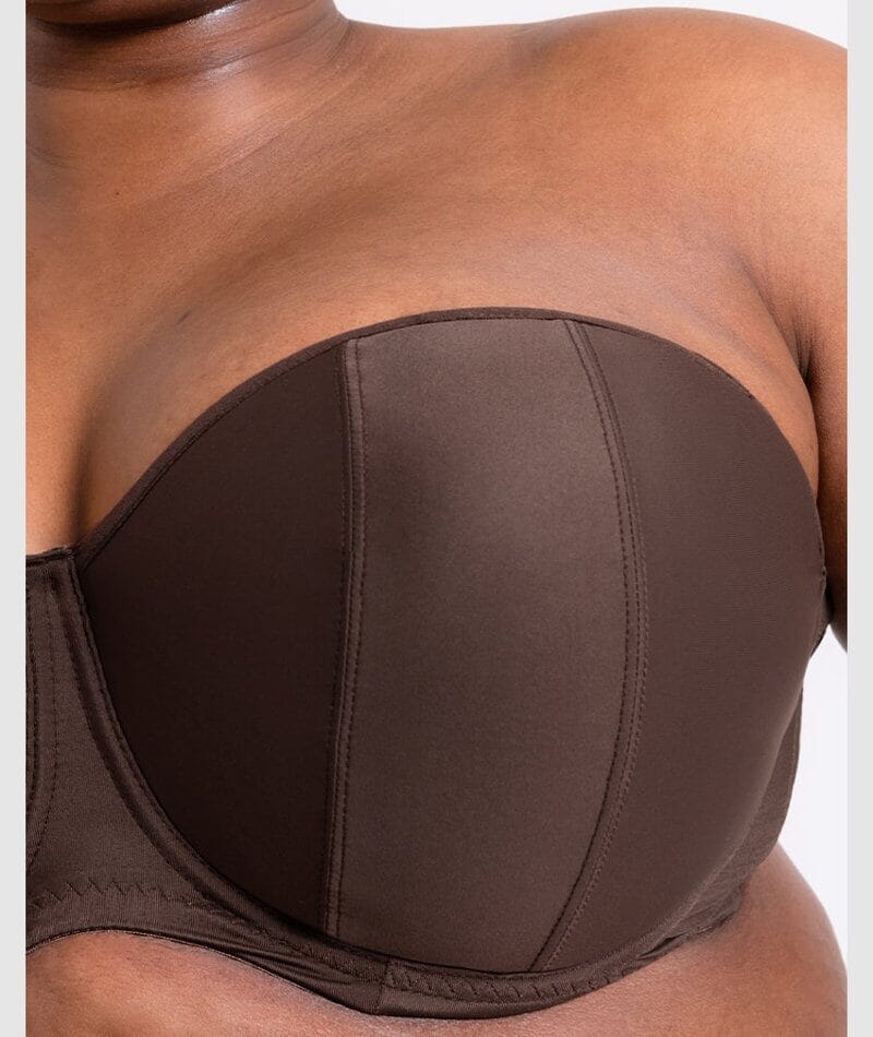 Curvy Kate Luxe Strapless Bra - Cocoa - Image 7
