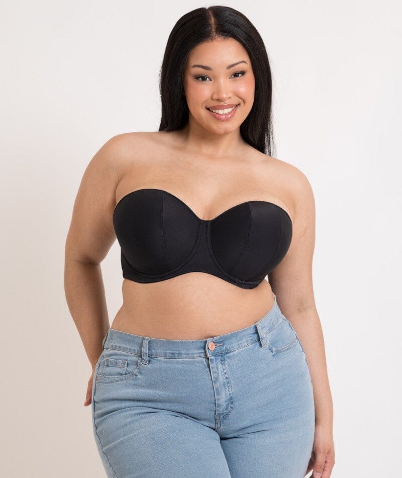 Curvy Kate Luxe Strapless Bra - Jet Black - Image 10