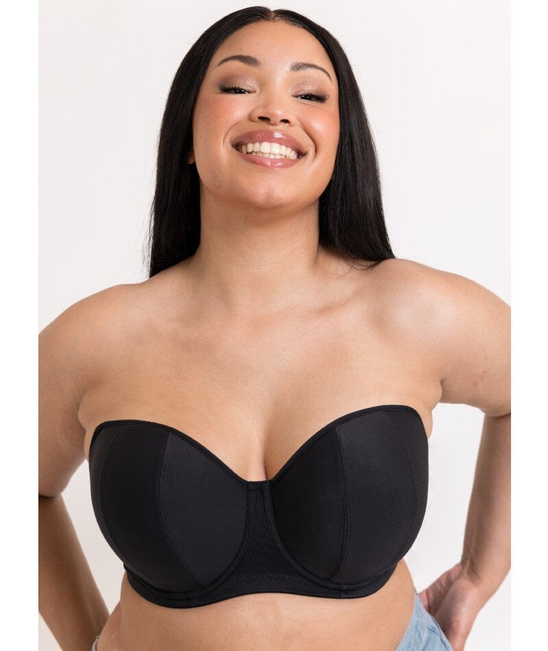 Curvy Kate Luxe Strapless Bra - Jet Black - Image 2