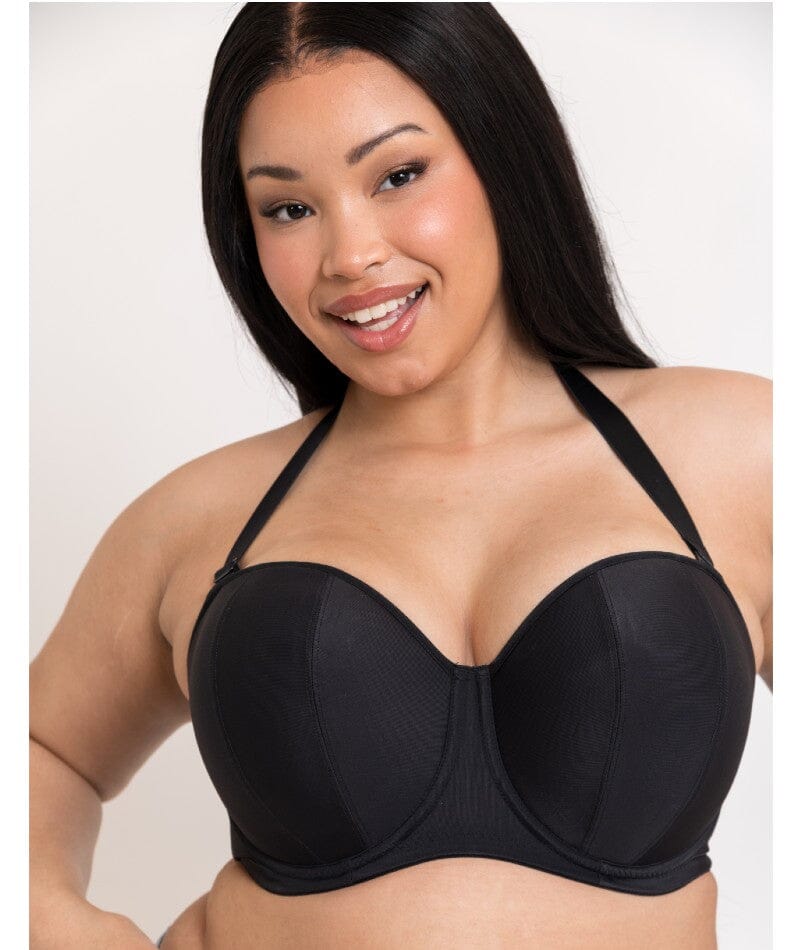 Curvy Kate Luxe Strapless Bra - Jet Black - Image 8