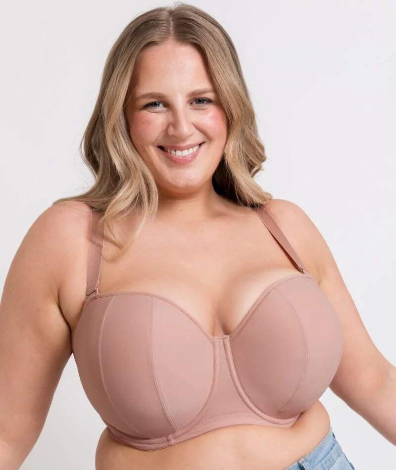 Curvy Kate Luxe Strapless Bra - Latte - Image 3